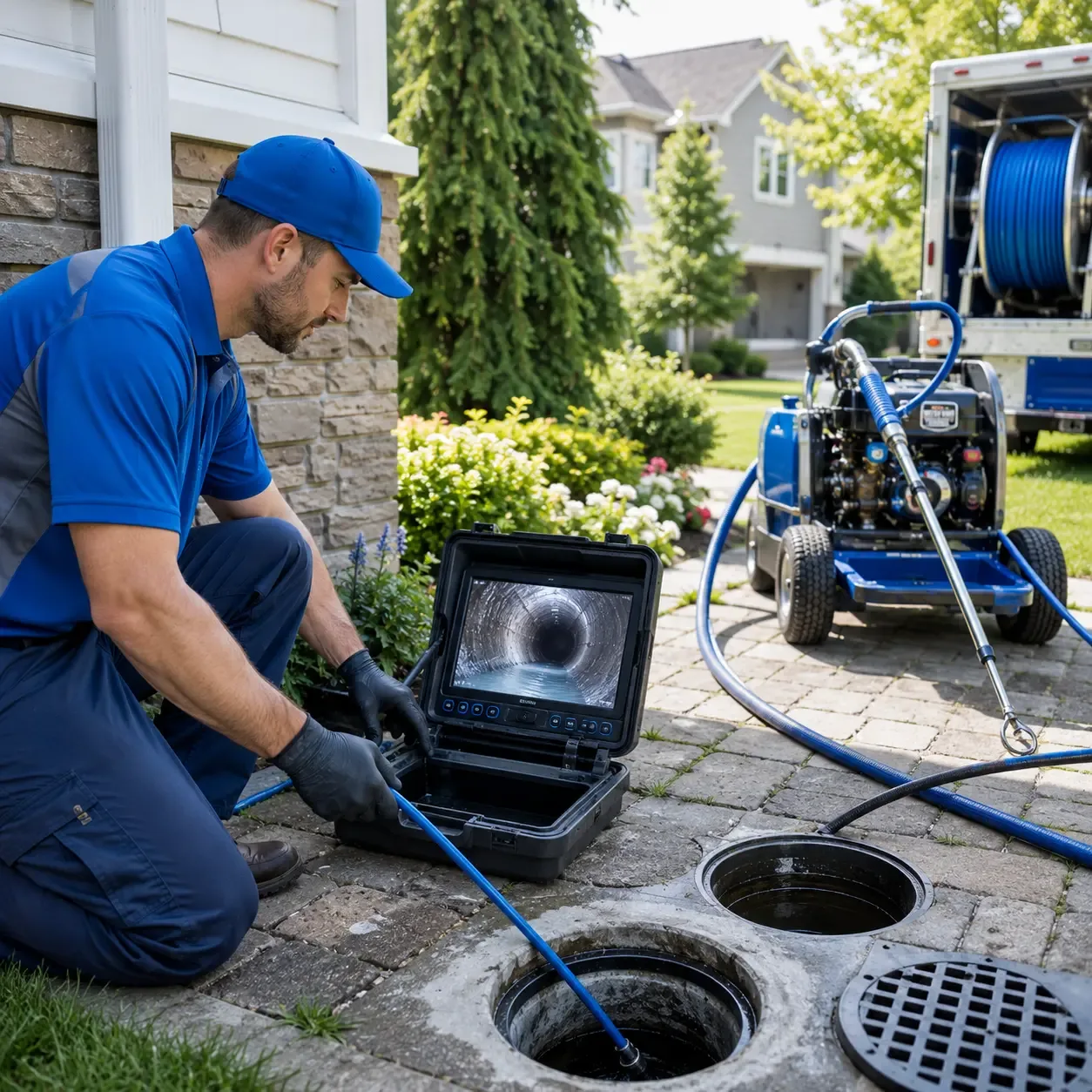 Outdoor drain cleaning professionals serving Nada, TX