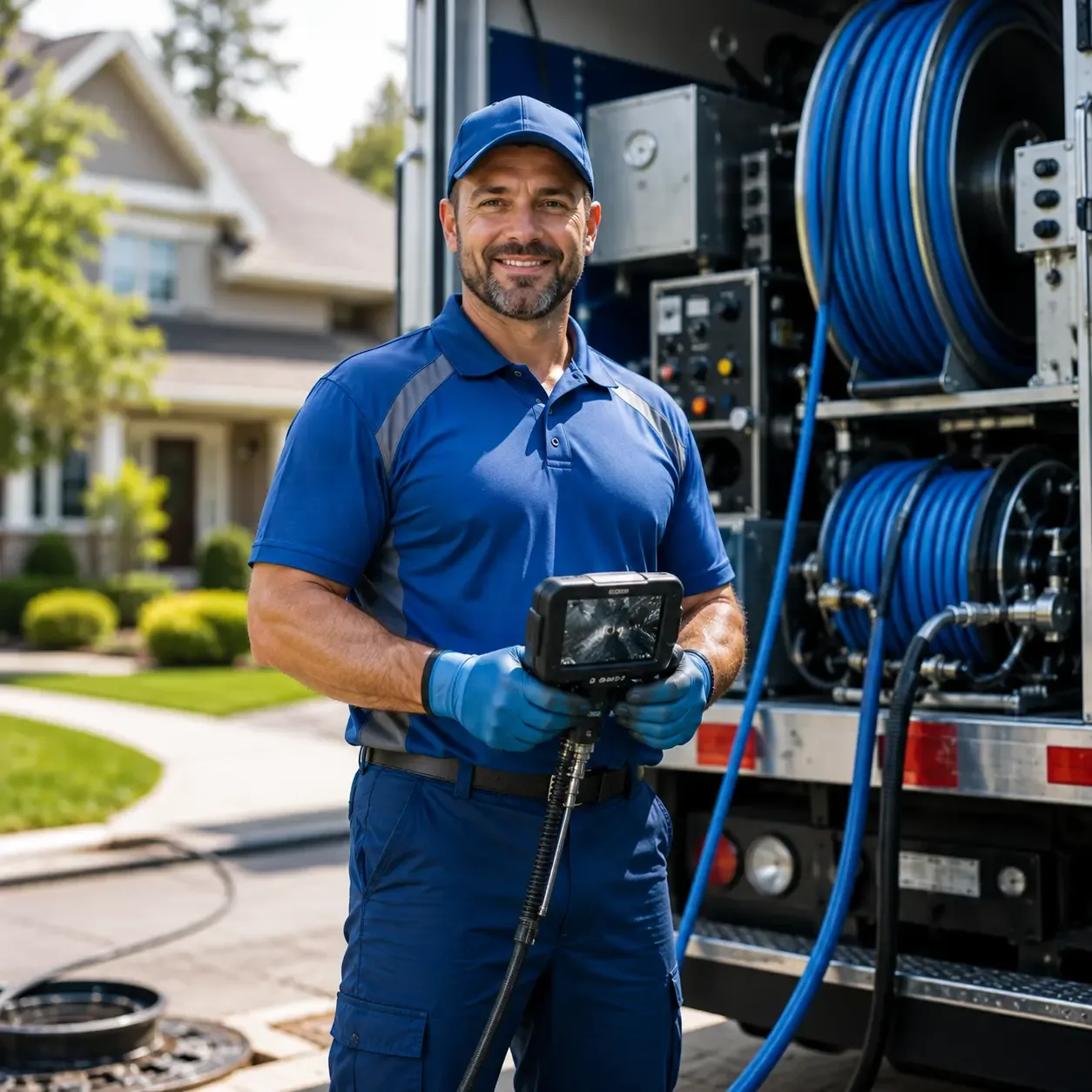 Local outdoor drain cleaning specialists in Nada, TX